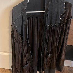 Super cute, rocker style cardigan